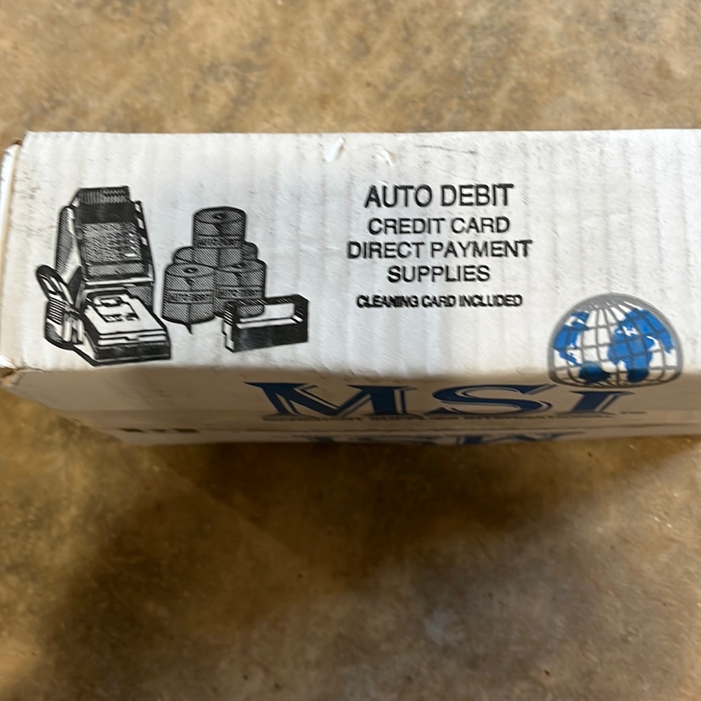 Debit Card Thermal Rolls New In Package